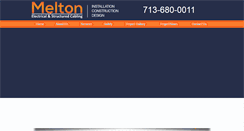 Desktop Screenshot of meltonelectric.com